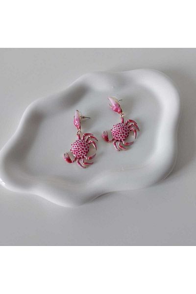 Bubbleatelier Special Design Crab Earrings