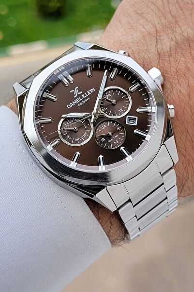 Daniel Klein Kadranı Kahverengi Kordonu Gri Renk Ayarlanabilir Kordonlu Fonks...