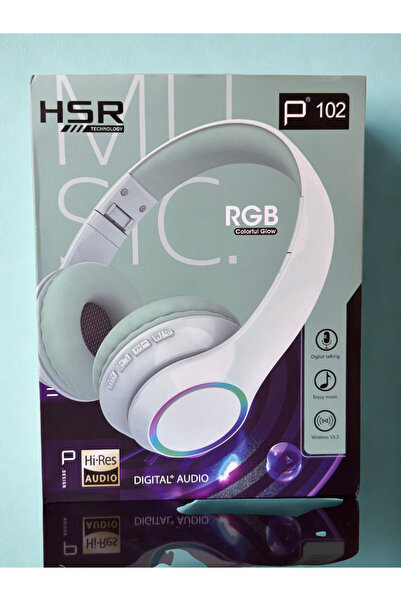 HSR ROSE TEKNOLOJİ BT 5.3 RGB LEDLİ KATLANABİLİR TF KART AUX DESTEKLİ KULAKÜS...