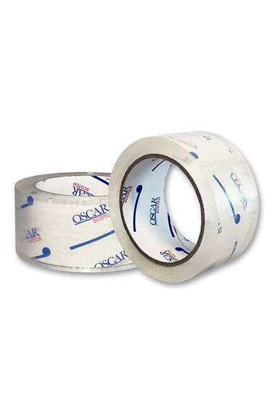 Oscar Oscar Scotch tape, 48mmx80m 6 pcs/set transparent