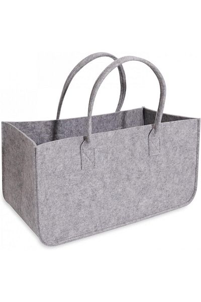Weeme Transport Bag, Felt, Grey, 50 X 25 X 25 Cm