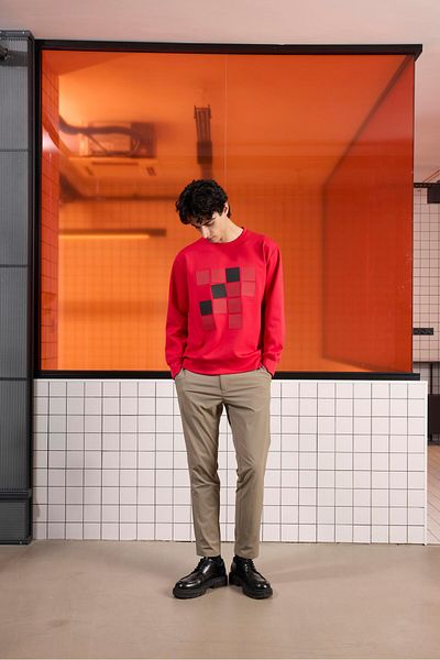 GMG FIRENZE Crew Neck Printed Regular Fit Men's Sweatshirt