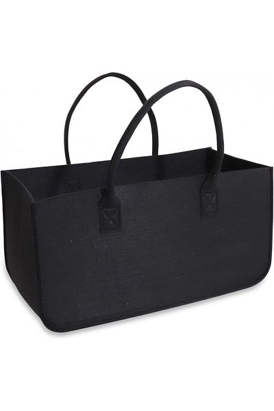 Weeme Carry Bag, Felt, Black, 50 X 25 X 25 Cm