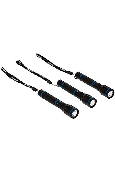 Olsenmark 3 In 1 Rechargeable Led Flashlight 4w Cree Waterproof 1.5hr Use Aluminium Body For Outdoor