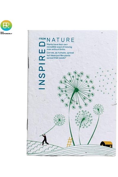BUY RESPONSIBLY Eco-Friendly Plantable Stationery Kit Gift for Kids (3 Pieces)