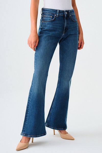 Loft Pantaloni de damă Flare Rain