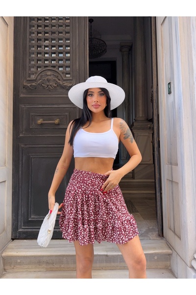 QZE Lastilli Şort Etek