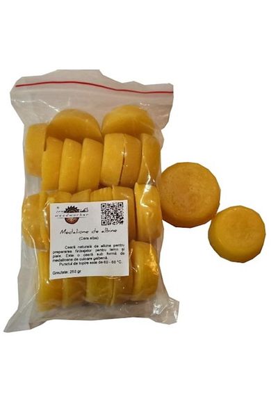 woodworker Ceară de albine naturală, Medalioane, 250 gr, tâmplar