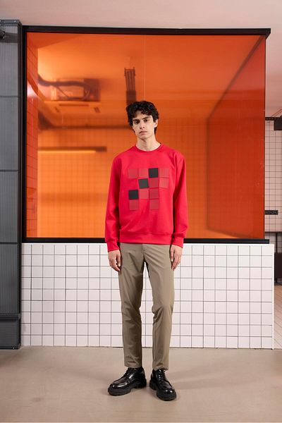 GMG FIRENZE Crew Neck Printed Regular Fit Men's Sweatshirt