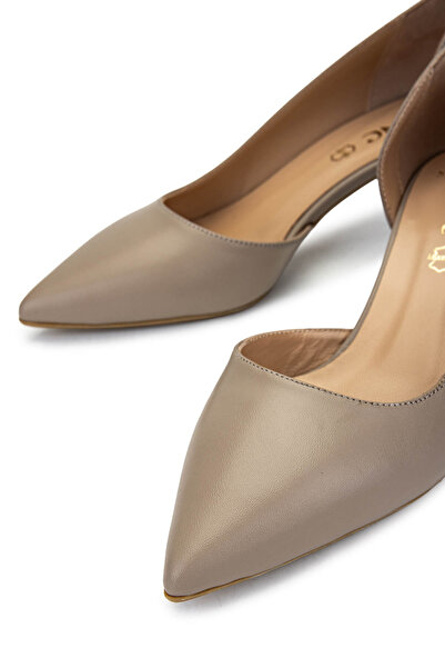 Tamer Tanca Kadın Hakiki Deri Vizon Topuklu Ayakkabı