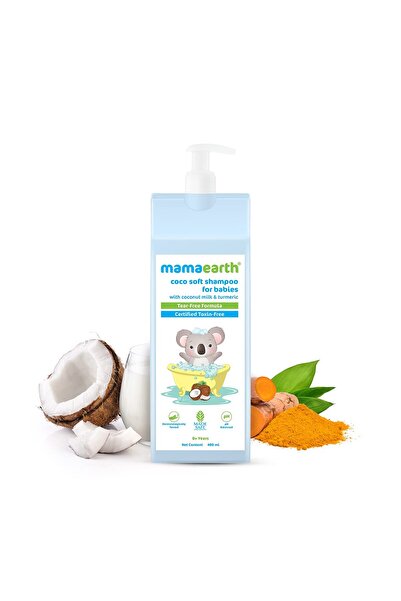 Mamaearth coco soft shampoo for babies with coconut milk & turmeric 400 ml
