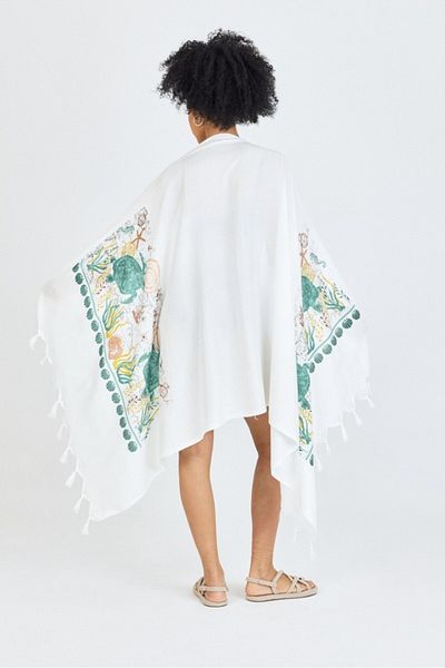 Mulberry Πετσέτα θαλάσσης μπάνιου Samira Printed Bamboo Peshtemal