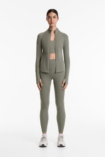 Oysho Light warm long technical jacket