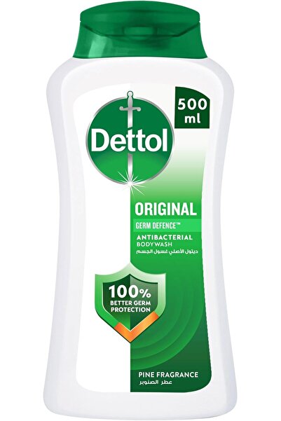 Dettol Original Shower Gel & Body Wash, Pine Scent, 500ml