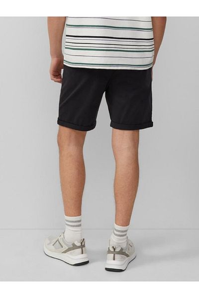 QS by s.Oliver Q/S by s.Oliver Men's chino shorts, John, with mid-rise waist and regular fit, Black