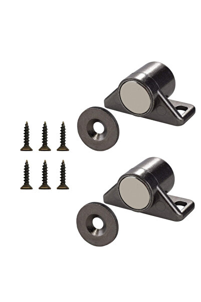 BOEM Set de 2 încuietori magnetice pentru mobilă, pentru încuietori de uși de...