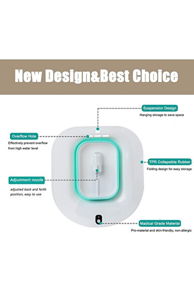fulina Toilet Seat, for Postpartum Care, for Hemorrhoids,Fits Universal Toilet