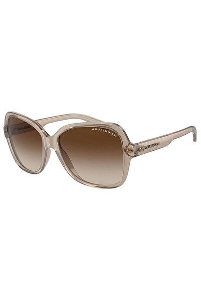 Armani Exchange Armani Exchange AX4029S 824013 Women's Sunglasses, Brown, Butterfly, 57 mm