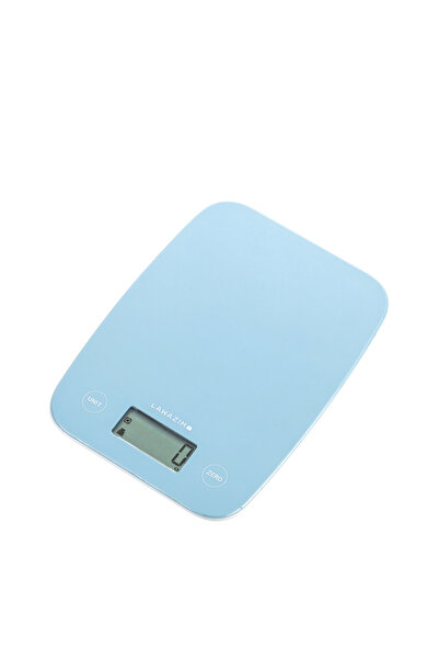 Lawazim Electronic Kitchen Scale - Blue, Digital Weighing Scale, LCD Display, Multi-Unit Conversion