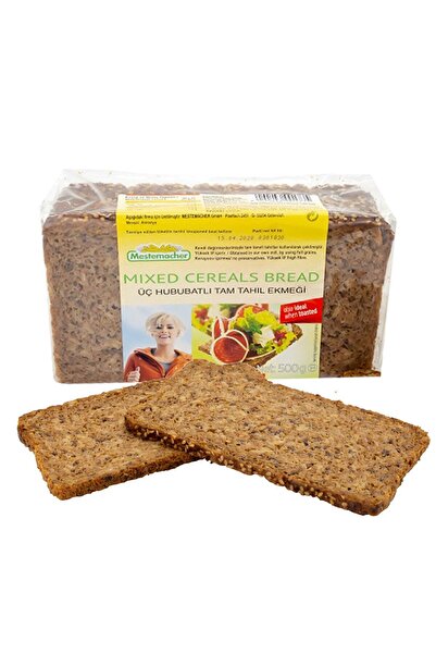 Mestemacher Mesmetacher Üç Hububatlı Tam Tahıl Ekmeği 500 gr