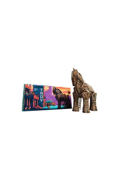 umbum 3D Puzzle Trojan Horse Troy Realistic Cardboard Model