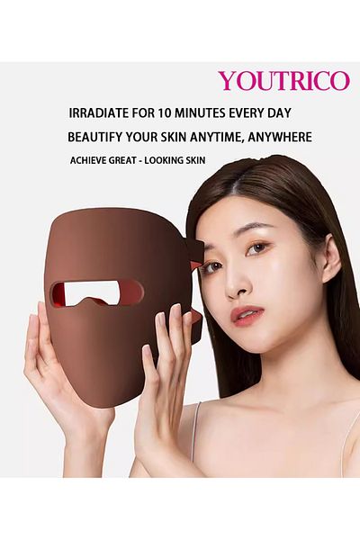 Youtrico Beauty Facial Mask LED Skin-Tendering Rechargeable