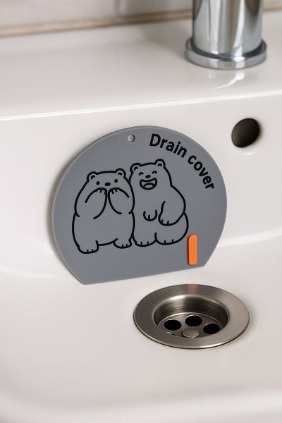 UGA İthalat 4Pcs Silicone Deodorizing Drain Cover - Anti-Bacteria and Odor, Durable Easy to Install