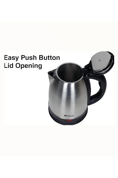 Techno Best Stainless Steel Kettle 304/1.8 Liter/1500 Watt/bsk-002