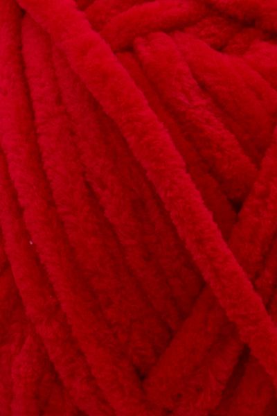 Self Velvet Kitten - Red Velvet Yarn, Amigurumi, Toy, Blanket Hand Knitting Yarn