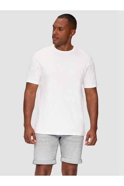 QS by s.Oliver Men's T-shirt With Scoop Neck And Regular Fit,