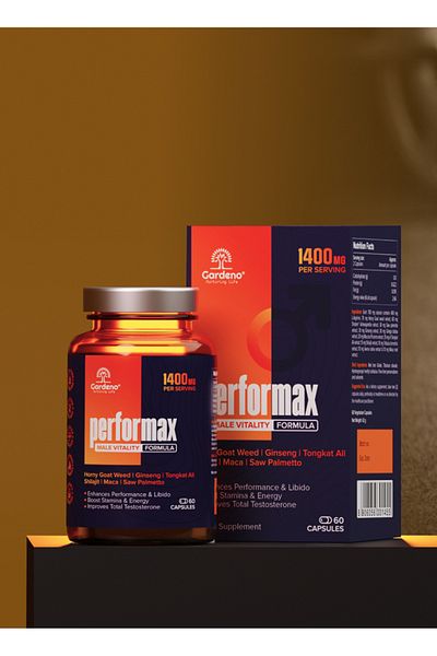 Gardeno Performax – 12-in-1 Herbal Blend | Extra Strength Men's Formula for Vitality