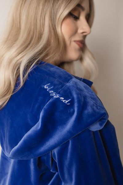 Mysari "Blessed" Blue zipped tracksuit