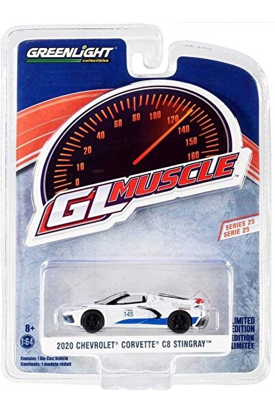 Greenlight Muscle 145 Track Battle - 2020 Chevrolet Corvette C8 Stingray Coup...