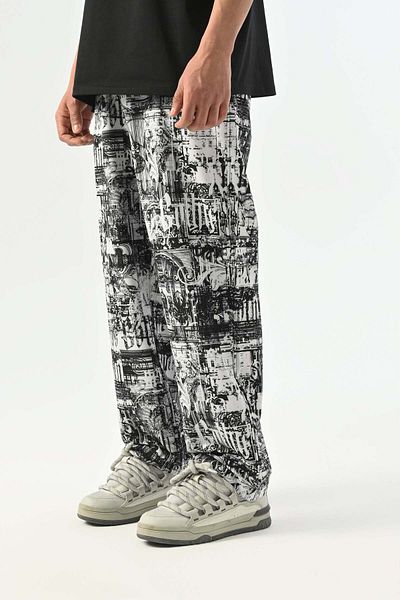 jaceyjace Parachute Fabric Baggy Trousers - White