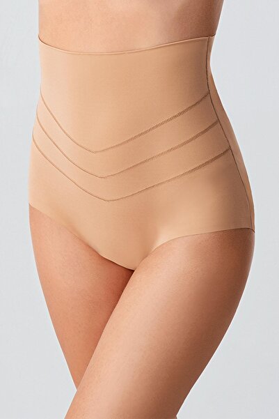 C&City High Waist Laser Cut Panties Corset 9603 Skin