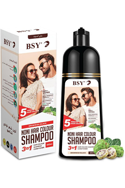 BSY Hair Colour Shampoo Brown 180ml