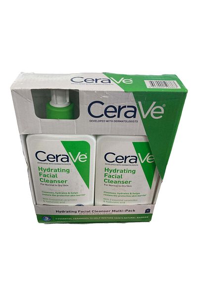 CeraVe Hydrating Facial Cleanser for Normal to Dry Skin - 2 X (355 ml