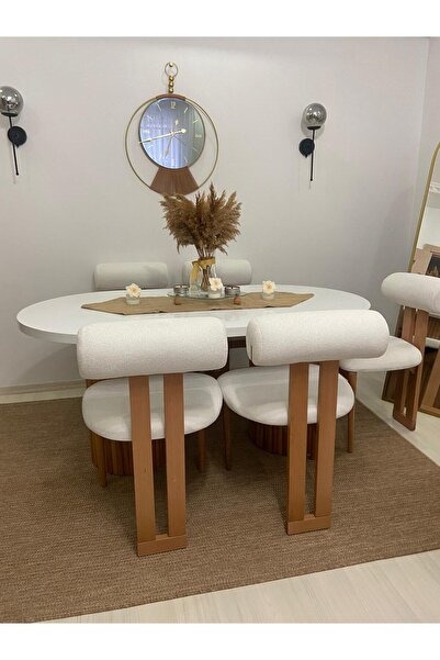 SEZBİL Ahşap Sandalye Tombak (2 ADET) Sandalye Mutfak Sandalyesi Salon Sandalyesi Yemek Odası