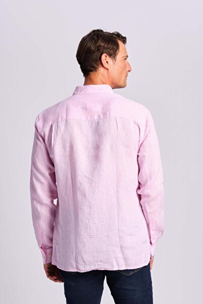 Ruck & Maul Ανδρικό λινό πουκάμισο 24865-2802 Fairy Tale