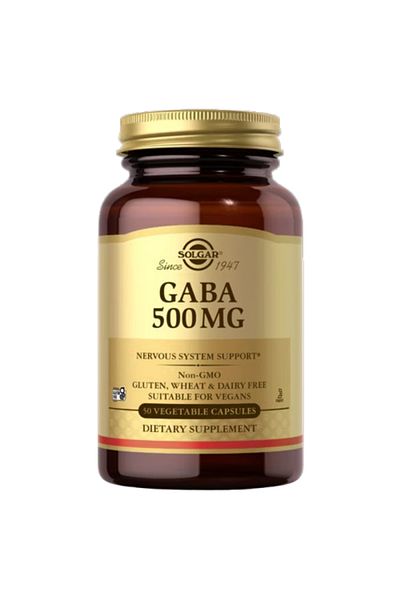 Solgar GABA 500 mg Vegetable Capsules 50'S