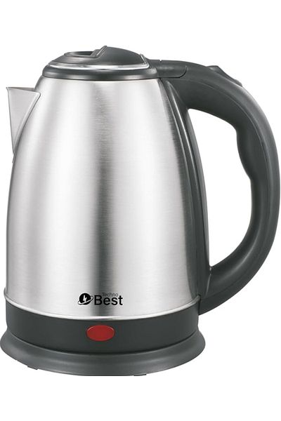 Techno Best Stainless Steel Kettle 304/1.8 Liter/1500 Watt/bsk-002