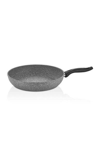 FALEZ Granite Frying Pan 30 cm with Glass Lid
