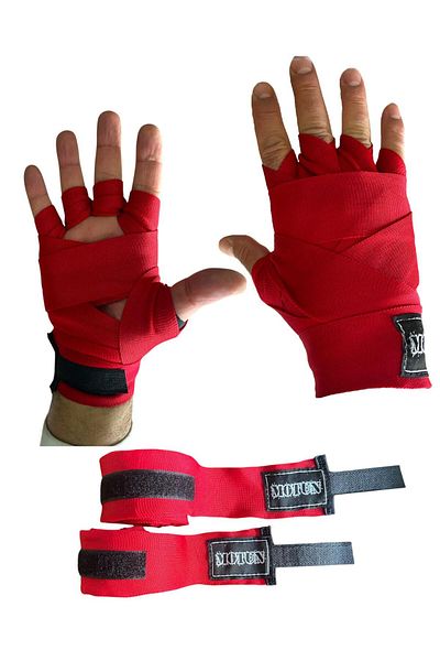 MOTUN Boxing Gloves, Kick Boxing Gloves, Muay Thai Gloves Bandage Set of 2