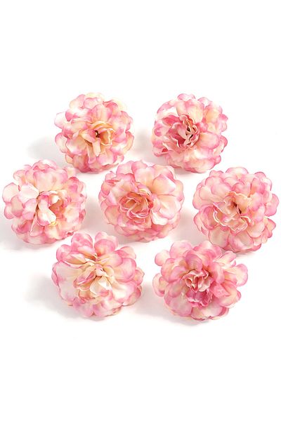 Choice 10pcs Pink 10PCs Rose Artificial Flowers 4.5cm Fake Flower Head for Christmas Marriage Wedding Decor