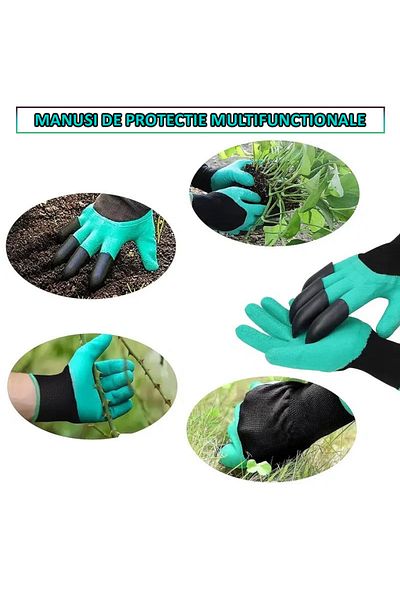 NEXTLY Manusi De Protectie Pentru Gradinarit Cu Gheare , Pentru Sapat, Plantat, Plivit, Anti-taiere