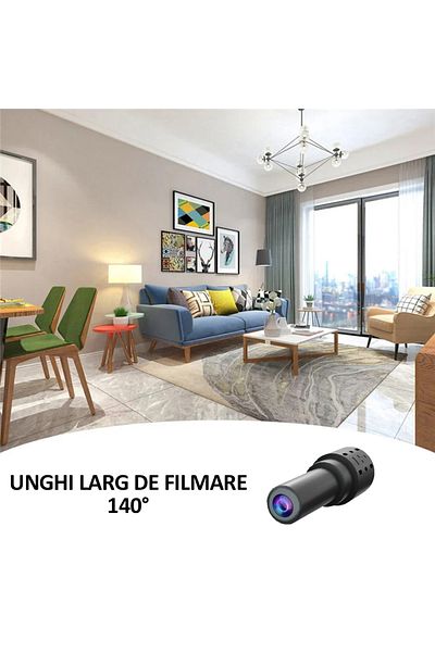 NEXTLY Mini Camera De Supraveghere Wifi, , Full Hd 1080p. Pentru Spionaj, Dimensiuni Mici, Control