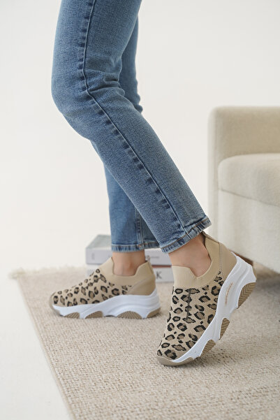 Cananın Pabuçları DNR 58-58 YÜKSEK TABANLI TRİKO SPOR AYAKKABI