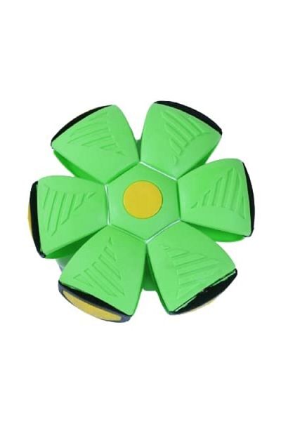 MACVI Macvi® Blast Ball Interactive Disc Shaped Ball with Lights, Green