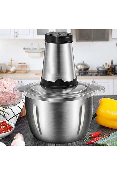 COOYA Electric Meat Grinder, 3l, S-Shaped Sharp 4d Blade, Dual Speed Control, Suitable for Kitchen