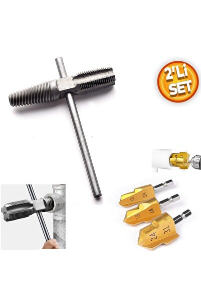 Depolife Pvc Boru Havşa PPRC Boru Onarımı 3 Boy Rayba Tesisatcı Havşa Ters Kl...